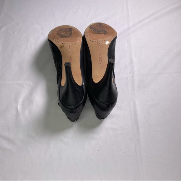 $165 Vince Camuto VALA Black Side Zip Leather Boot - Picture 7 of 8